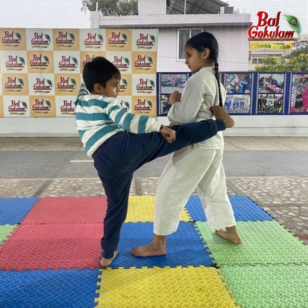 karate classes at balgokulam