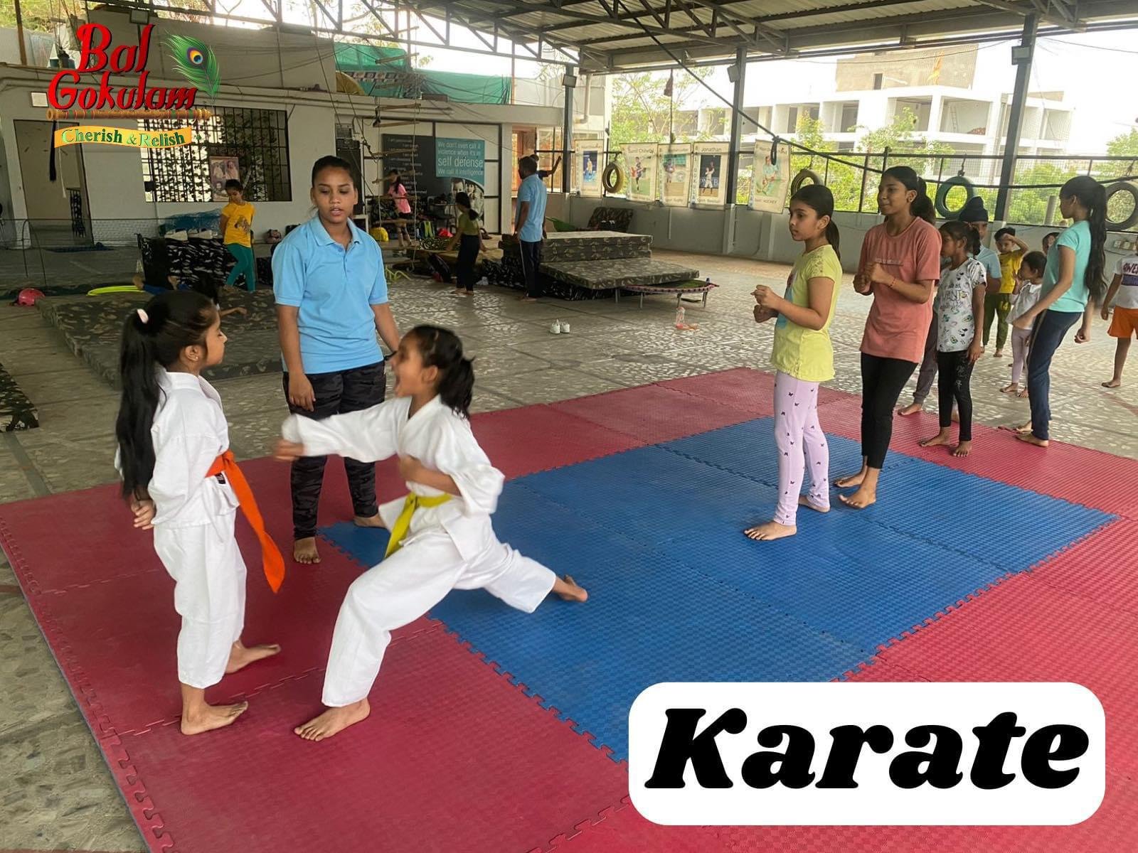 karate classes at balgokulam